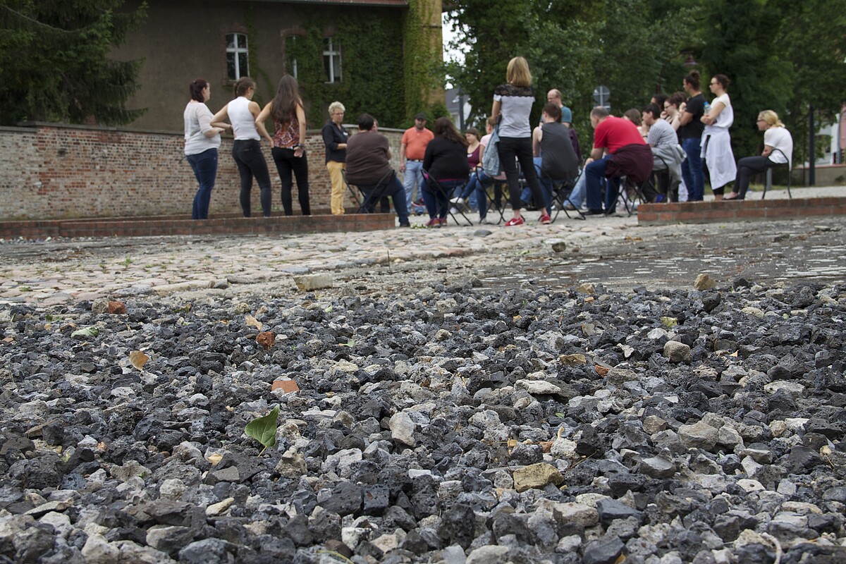 Frühere Gaskammer in der Gedenkstätte Brandenburg/Havel